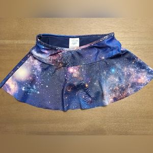 Land's End Girl's Swim skirt bottom (constellation pattern), size 7